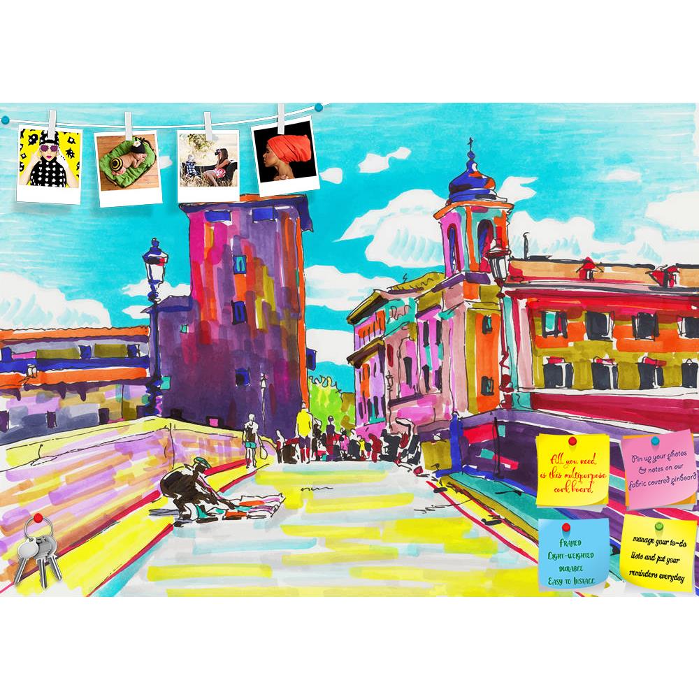ArtzFolio Artwork Of Rome Italy Cityscape D3 Printed Bulletin Board Notice Pin Board Soft Board | Frameless-Bulletin Boards Frameless-AZSAO33499812BLB_FL_L-Image Code 5003983 Vishnu Image Folio Pvt Ltd, IC 5003983, ArtzFolio, Bulletin Boards Frameless, Places, Digital Art, artwork, of, rome, italy, cityscape, d3, printed, bulletin, board, notice, pin, soft, frameless, original, marker, painting, travel, card, design, pin up board, push pin board, extra large cork board, big pin board, notice board, small bu