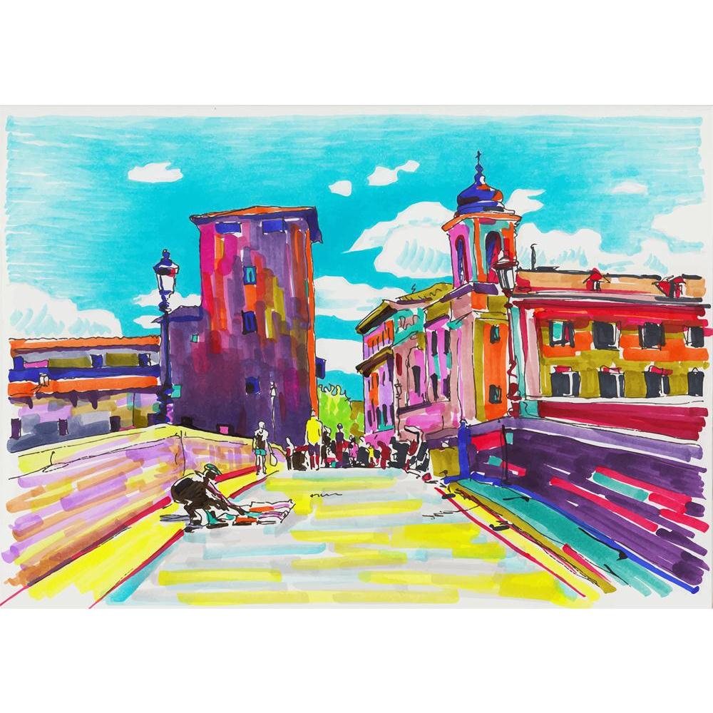 Artwork Of Rome Italy Cityscape Canvas Painting Synthetic Frame-Paintings MDF Framing-AFF_FR-IC 5003983 IC 5003983, Ancient, Architecture, Art and Paintings, Automobiles, Books, Cities, City Views, Digital, Digital Art, Drawing, Graphic, Historical, Illustrations, Impressionism, Inspirational, Italian, Landmarks, Landscapes, Medieval, Motivation, Motivational, Paintings, Places, Scenic, Signs, Signs and Symbols, Sketches, Transportation, Travel, Urban, Vehicles, Vintage, artwork, of, rome, italy, cityscape,
