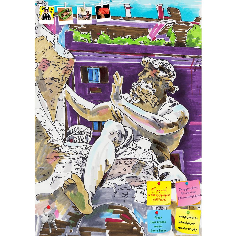 ArtzFolio Artwork Of Rome Italy Cityscape D4 Printed Bulletin Board Notice Pin Board Soft Board | Frameless-Bulletin Boards Frameless-AZSAO33499929BLB_FL_L-Image Code 5003984 Vishnu Image Folio Pvt Ltd, IC 5003984, ArtzFolio, Bulletin Boards Frameless, Places, Digital Art, artwork, of, rome, italy, cityscape, d4, printed, bulletin, board, notice, pin, soft, frameless, original, marker, painting, travel, card, design, detail, fountain, four, rivers, navona, square, was, designed, bernini, 1651, pin up board,