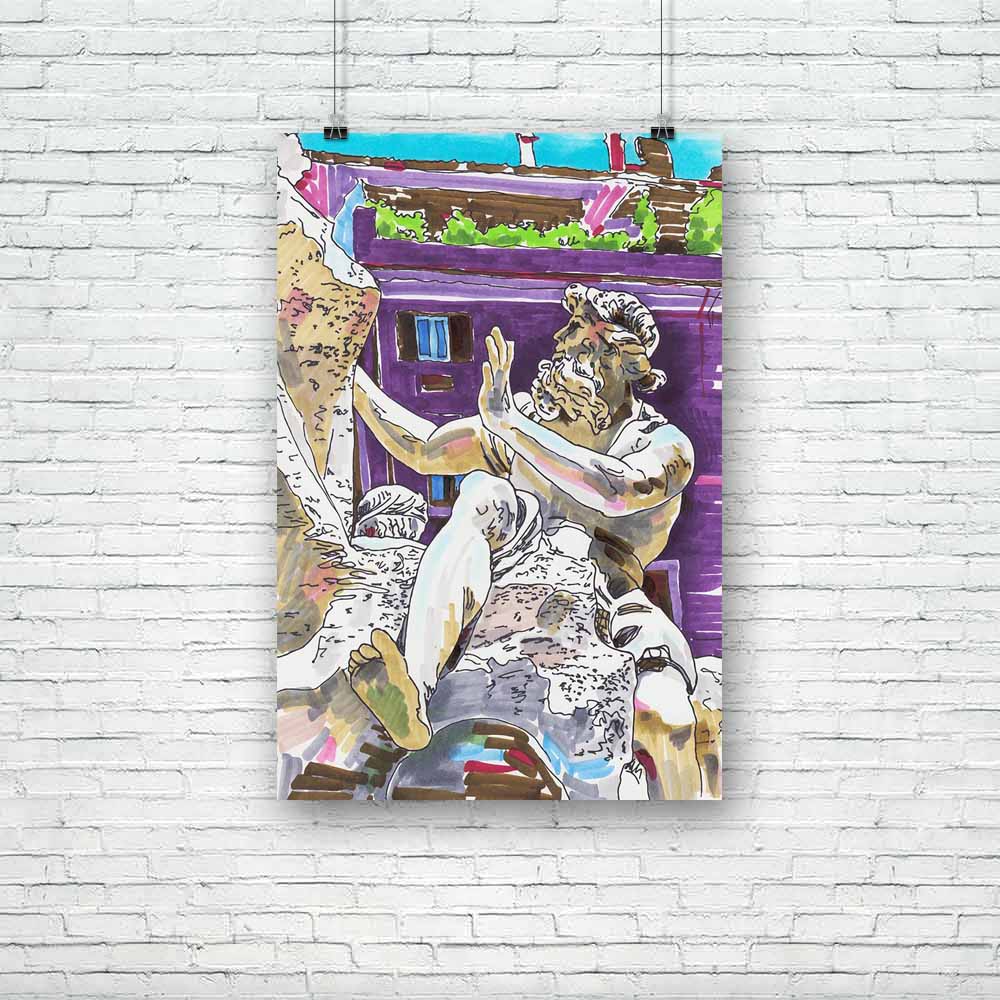 Rome Italy Cityscape D4 Unframed Paper Poster-Paper Posters Unframed-POS_UN-IC 5003984 IC 5003984, Ancient, Art and Paintings, Automobiles, Baroque, Books, Cities, City Views, Digital, Digital Art, Drawing, Graphic, Historical, Illustrations, Inspirational, Italian, Landmarks, Landscapes, Marble, Marble and Stone, Medieval, Motivation, Motivational, Paintings, Places, Religion, Religious, Rococo, Scenic, Signs, Signs and Symbols, Sketches, Transportation, Travel, Urban, Vehicles, Vintage, rome, italy, citys