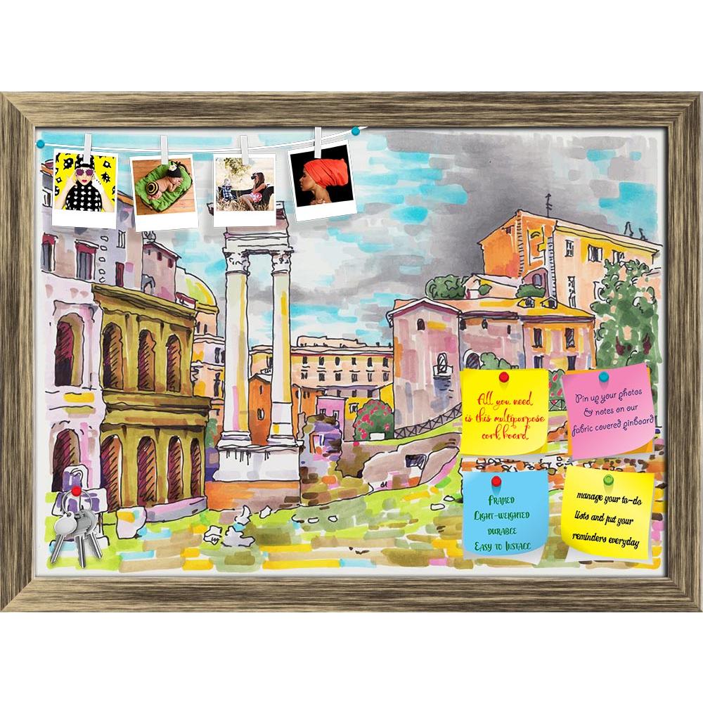 ArtzFolio Artwork Of Rome Italy Cityscape D6 Printed Bulletin Board Notice Pin Board Soft Board | Framed-Bulletin Boards Framed-AZSAO33500574BLB_FR_L-Image Code 5003986 Vishnu Image Folio Pvt Ltd, IC 5003986, ArtzFolio, Bulletin Boards Framed, Places, Digital Art, artwork, of, rome, italy, cityscape, d6, printed, bulletin, board, notice, pin, soft, framed, original, marker, painting, travel, card, design, pin up board, push pin board, extra large cork board, big pin board, notice board, small bulletin board