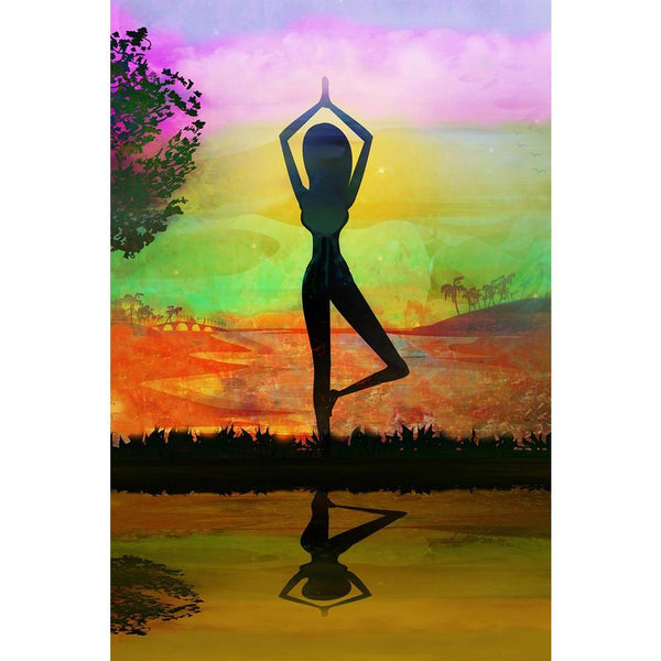 Girl In Yoga Pose Unframed Paper Poster-Paper Posters Unframed-POS_UN-IC 5003989 IC 5003989, Art and Paintings, Birds, Digital, Digital Art, Drawing, Graphic, Health, Illustrations, Landscapes, Nature, People, Scenic, Signs, Signs and Symbols, Sports, Sunsets, girl, in, yoga, pose, unframed, paper, wall, poster, art, background, beautiful, bird, brown, cloud, decoration, design, dolphin, female, figure, grass, illustration, invitation, landscape, leaf, orange, palm, person, posing, raster, reflection, relax