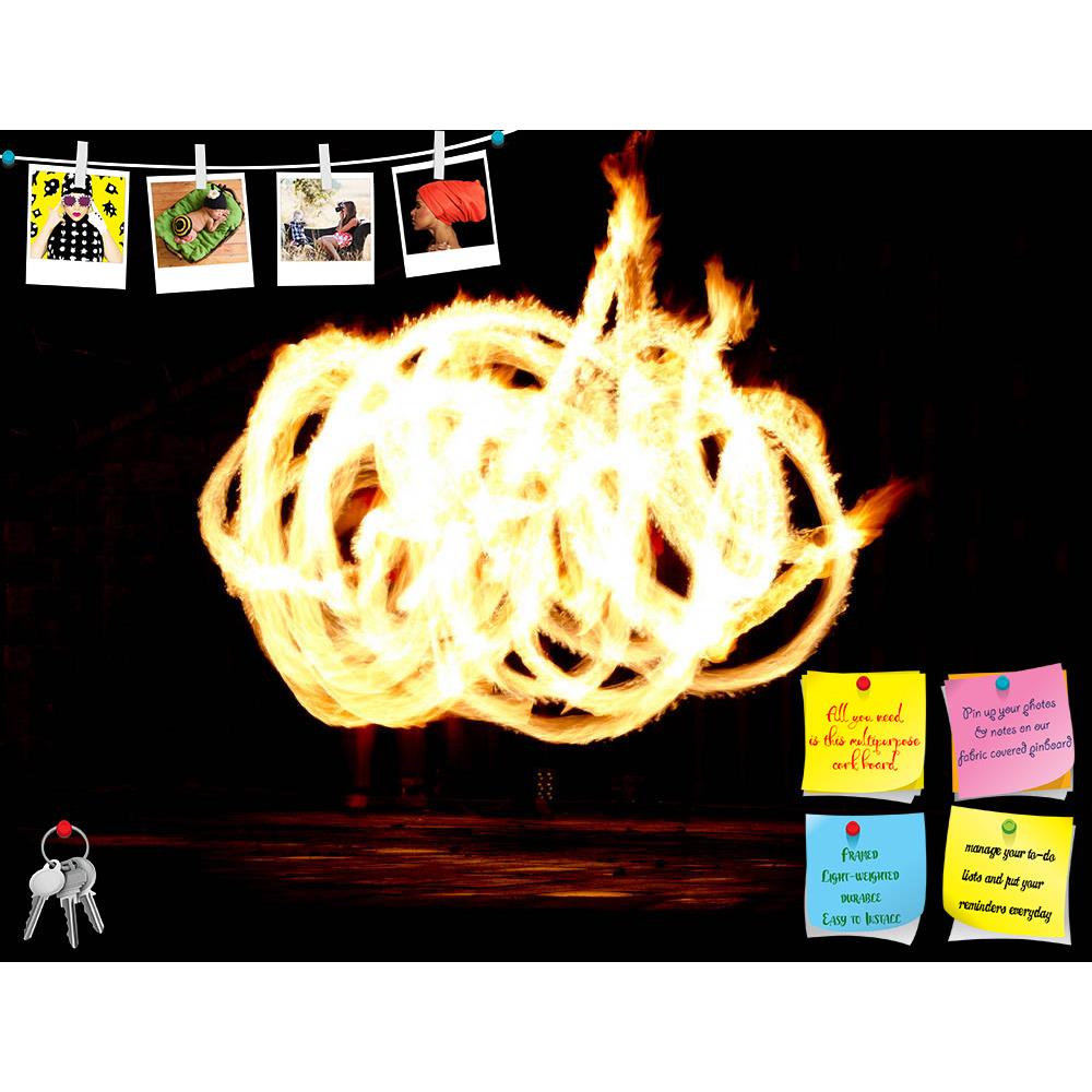 ArtzFolio Amazing Fire Show At Night Printed Bulletin Board Notice Pin Board Soft Board | Frameless-Bulletin Boards Frameless-AZSAO33725723BLB_FL_L-Image Code 5003996 Vishnu Image Folio Pvt Ltd, IC 5003996, ArtzFolio, Bulletin Boards Frameless, Abstract, Photography, amazing, fire, show, at, night, printed, bulletin, board, notice, pin, soft, frameless, flaming, trails, circle, entertainment, festival, heat, hot, person, performance, man, orange, dance, performer, color, motion, dangerous, vibrant, light, f