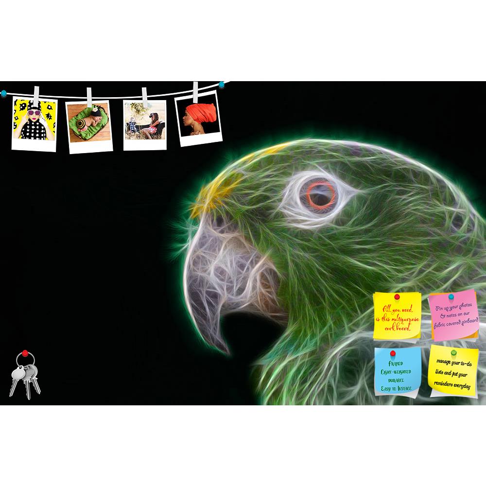 ArtzFolio Green Parrot Printed Bulletin Board Notice Pin Board Soft Board | Frameless-Bulletin Boards Frameless-AZSAO33902813BLB_FL_L-Image Code 5004006 Vishnu Image Folio Pvt Ltd, IC 5004006, ArtzFolio, Bulletin Boards Frameless, Birds, Kids, Digital Art, green, parrot, printed, bulletin, board, notice, pin, soft, frameless, fractal, art, created, photo, bird, nature, picture, pin up board, push pin board, extra large cork board, big pin board, notice board, small bulletin board, cork board, wall notice bo