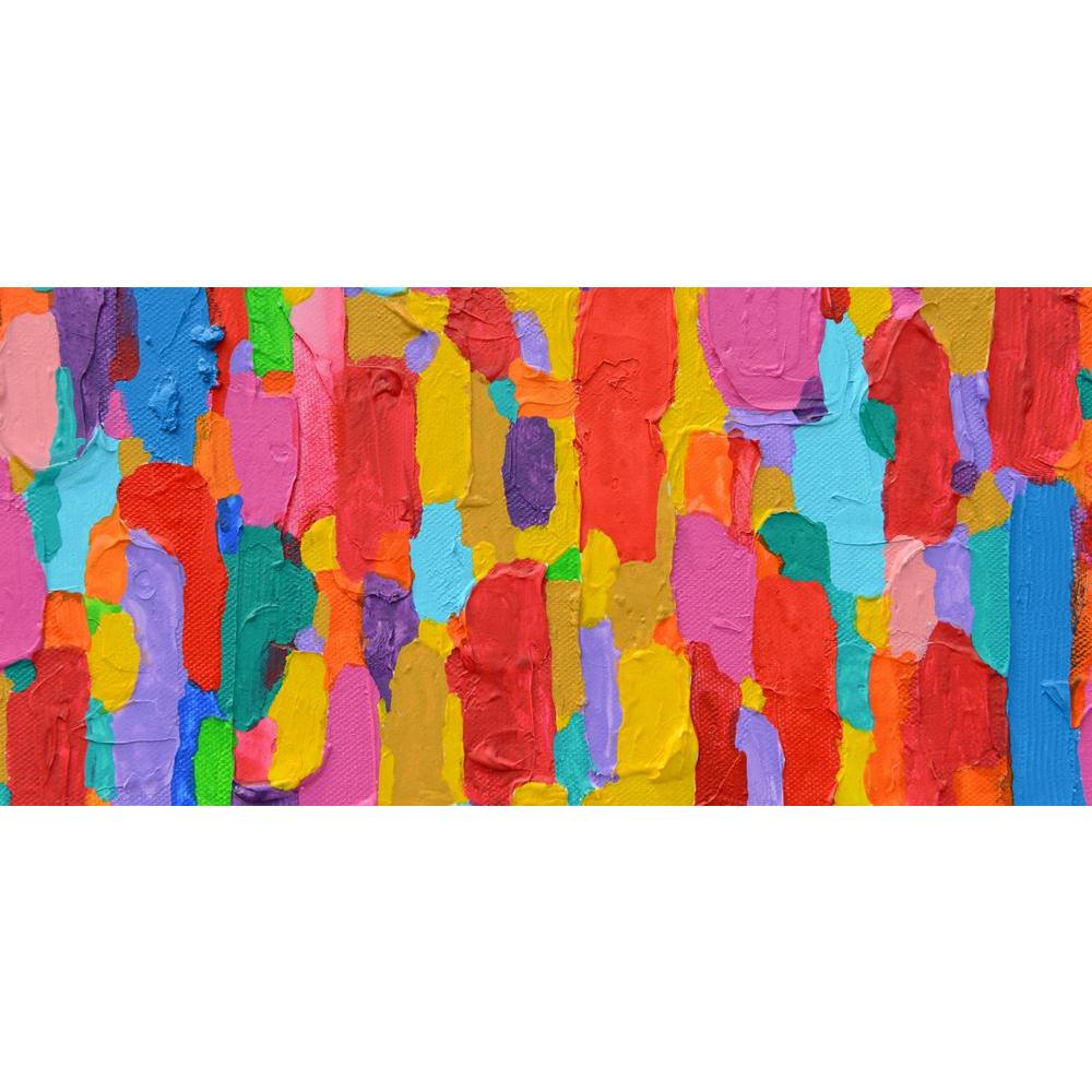 Abstract Artwork Canvas Painting Synthetic Frame - Paintings MDF Framing - ArtzFolio.com
