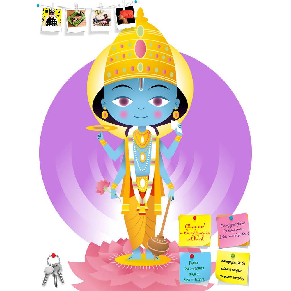 ArtzFolio Hindu God Vishnu D2 Printed Bulletin Board Notice Pin Board Soft Board | Frameless-Bulletin Boards Frameless-AZSAO33995632BLB_FL_L-Image Code 5004016 Vishnu Image Folio Pvt Ltd, IC 5004016, ArtzFolio, Bulletin Boards Frameless, Religious, Digital Art, hindu, god, vishnu, d2, printed, bulletin, board, notice, pin, soft, frameless, cartoon, illustration, pin up board, push pin board, extra large cork board, big pin board, notice board, small bulletin board, cork board, wall notice board, giant cork 