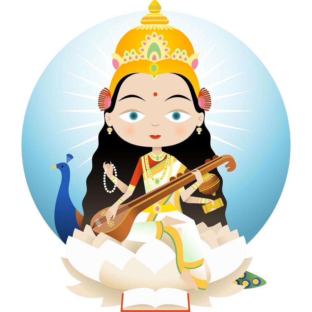 Pitaara Box Hindu God Saraswati Canvas Painting Synthetic Frame-Paintings MDF Framing-PBART34029944AFF_FR_L-Image Code 5004027 Vishnu Image Folio Pvt Ltd, IC 5004027, Pitaara Box, Paintings MDF Framing, Religious, Digital Art, hindu, god, saraswati, canvas, painting, synthetic, frame, hinduism, goddess, knowledge, music, arts, she, consort, brahma, considered, mother, vedas, framed canvas print, wall painting for living room with frame, canvas painting for living room, artzfolio, poster, framed canvas paint