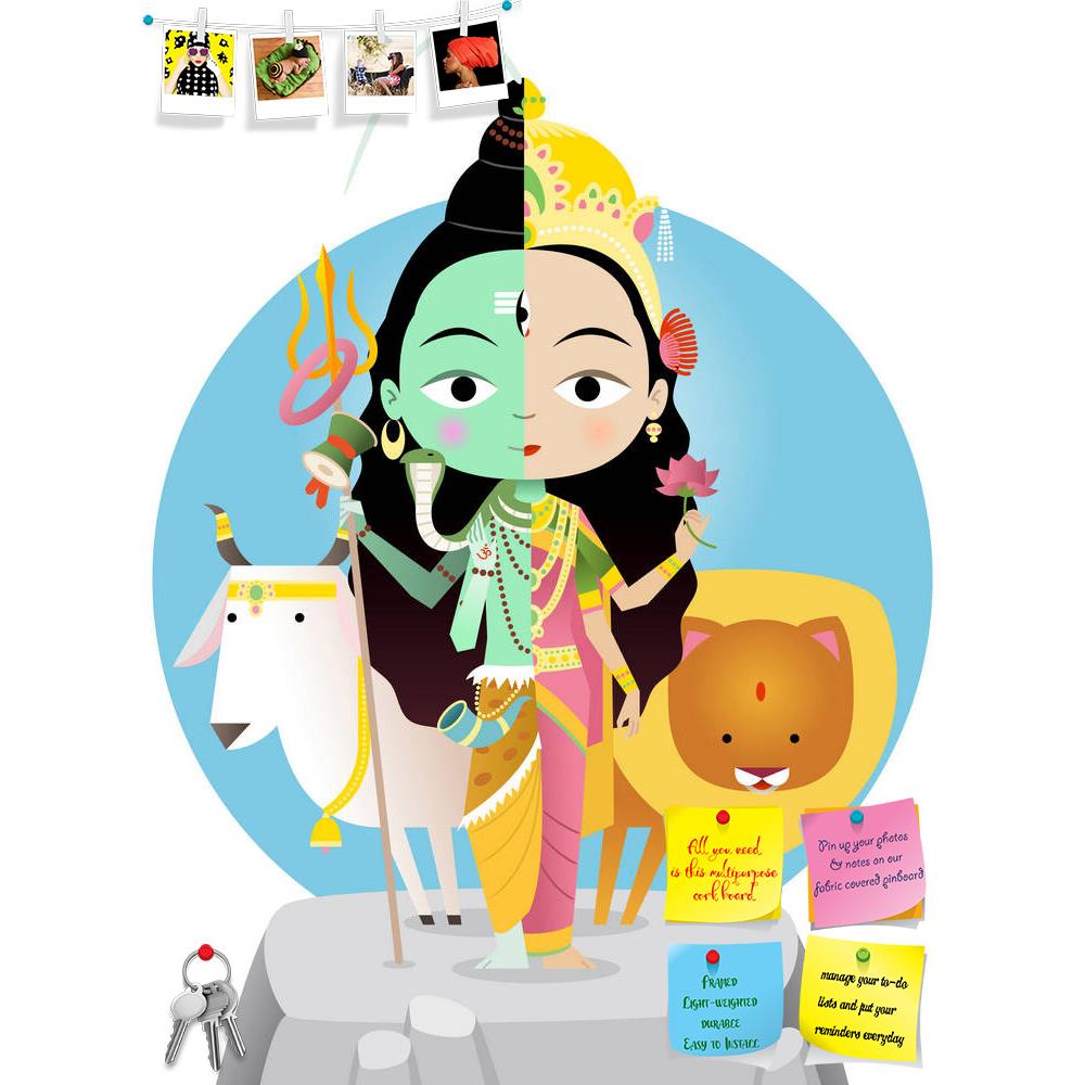 ArtzFolio Hindu God Shivashakti Printed Bulletin Board Notice Pin Board Soft Board | Frameless-Bulletin Boards Frameless-AZSAO34029959BLB_FL_L-Image Code 5004028 Vishnu Image Folio Pvt Ltd, IC 5004028, ArtzFolio, Bulletin Boards Frameless, Religious, Digital Art, hindu, god, shivashakti, printed, bulletin, board, notice, pin, soft, frameless, cartoon, illustration, pin up board, push pin board, extra large cork board, big pin board, notice board, small bulletin board, cork board, wall notice board, giant co