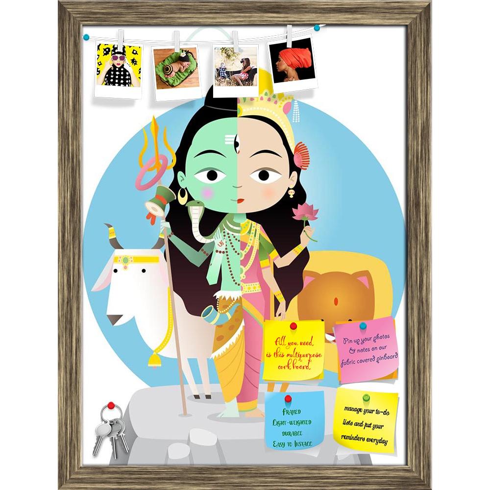 ArtzFolio Hindu God Shivashakti Printed Bulletin Board Notice Pin Board Soft Board | Framed-Bulletin Boards Framed-AZSAO34029959BLB_FR_L-Image Code 5004028 Vishnu Image Folio Pvt Ltd, IC 5004028, ArtzFolio, Bulletin Boards Framed, Religious, Digital Art, hindu, god, shivashakti, printed, bulletin, board, notice, pin, soft, framed, cartoon, illustration, pin up board, push pin board, extra large cork board, big pin board, notice board, small bulletin board, cork board, wall notice board, giant cork board, bu