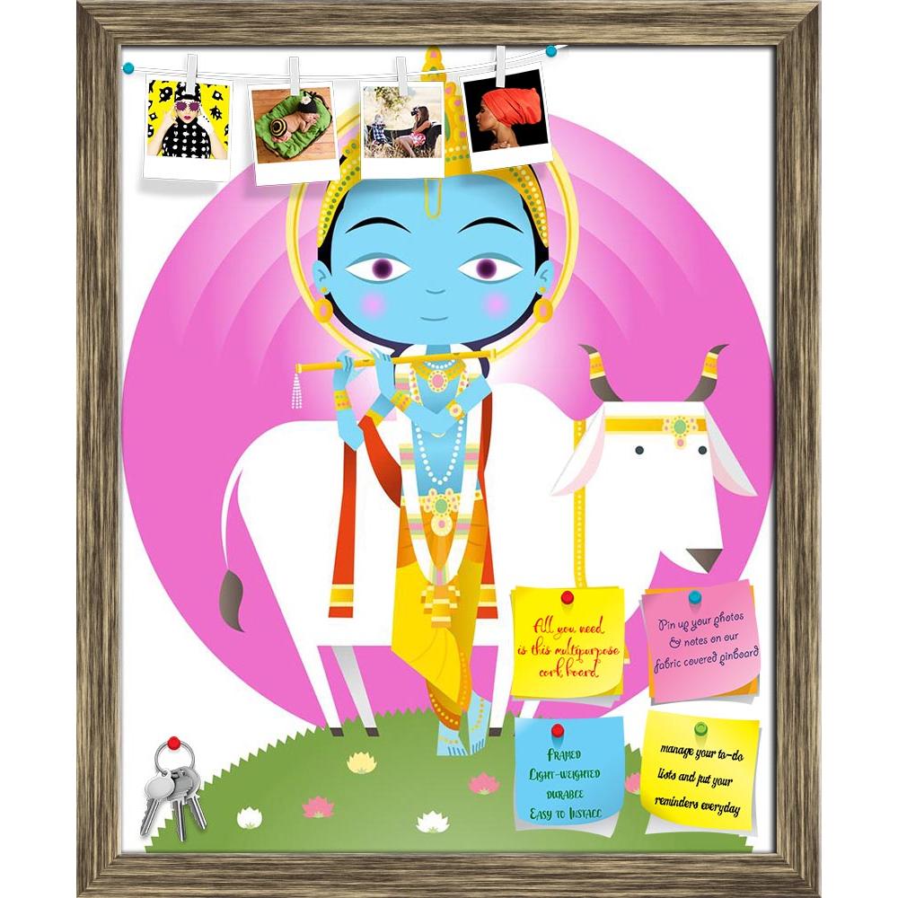 ArtzFolio Hindu God Krishna Printed Bulletin Board Notice Pin Board Soft Board | Framed-Bulletin Boards Framed-AZSAO34030386BLB_FR_L-Image Code 5004030 Vishnu Image Folio Pvt Ltd, IC 5004030, ArtzFolio, Bulletin Boards Framed, Religious, Digital Art, hindu, god, krishna, printed, bulletin, board, notice, pin, soft, framed, cartoon, illustration, pin up board, push pin board, extra large cork board, big pin board, notice board, small bulletin board, cork board, wall notice board, giant cork board, bulletin b