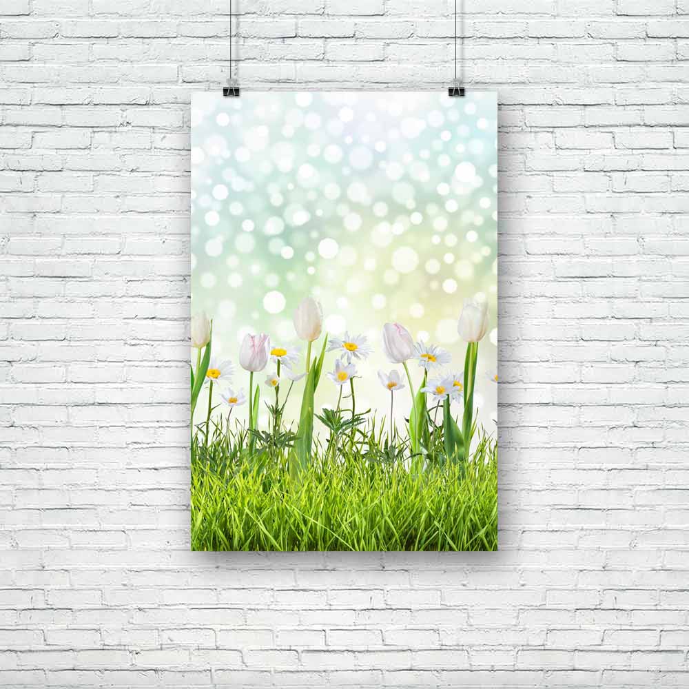 Flowers & Grass Unframed Paper Poster-Paper Posters Unframed-POS_UN-IC 5004032 IC 5004032, Art and Paintings, Botanical, Calligraphy, Floral, Flowers, Holidays, Landscapes, Nature, Patterns, Scenic, Seasons, Signs, Signs and Symbols, Text, grass, unframed, paper, poster, art, background, beautiful, blossom, bouquet, chamomile, daytime, decor, design, ecology, ecosystem, eden, field, flower, garden, green, holiday, landscape, leaf, light, meadow, meditation, morning, oasis, outdoor, pastel, pasture, pattern,