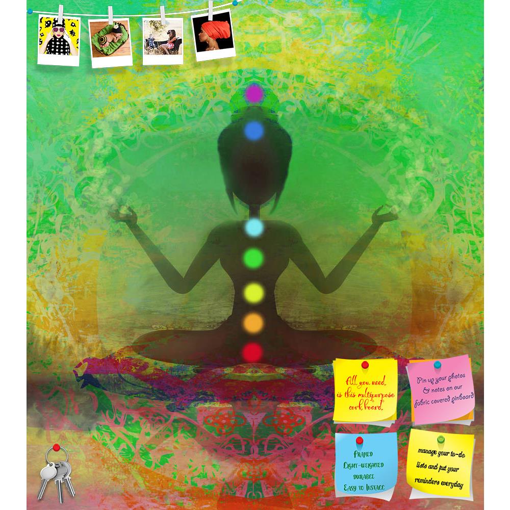 ArtzFolio Yoga Lotus Pose D10 Printed Bulletin Board Notice Pin Board Soft Board | Frameless-Bulletin Boards Frameless-AZSAO34105594BLB_FL_L-Image Code 5004037 Vishnu Image Folio Pvt Ltd, IC 5004037, ArtzFolio, Bulletin Boards Frameless, Traditional, Fine Art Reprint, yoga, lotus, pose, d10, printed, bulletin, board, notice, pin, soft, frameless, padmasana, colored, chakra, points, aura, beauty, body, breath, buddha, buddhism, ease, energy, exercise, female, fit, girl, graphic, grass, gym, hand, healing, he