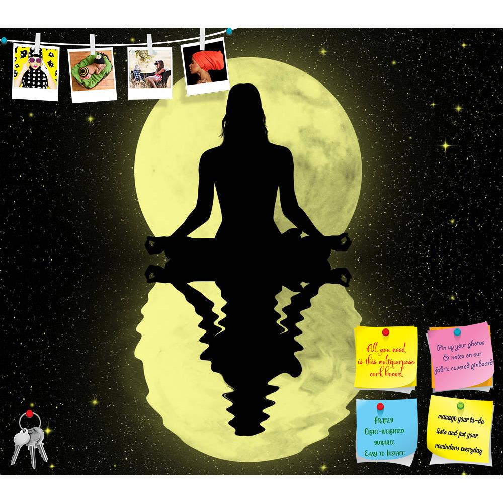 ArtzFolio Yoga Pose D2 Printed Bulletin Board Notice Pin Board Soft Board | Frameless-Bulletin Boards Frameless-AZSAO34168477BLB_FL_L-Image Code 5004041 Vishnu Image Folio Pvt Ltd, IC 5004041, ArtzFolio, Bulletin Boards Frameless, Traditional, Digital Art, yoga, pose, d2, printed, bulletin, board, notice, pin, soft, frameless, zen, moon, black, body, concentration, concept, fit, fitness, health, healthy, human, illustration, meditation, reflection, relax, relaxation, silence, silhouette, sport, woman, pin u