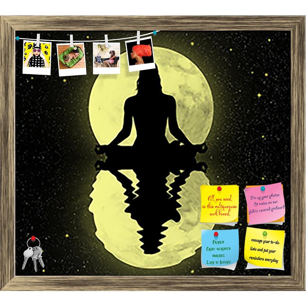 ArtzFolio Yoga Pose D2 Printed Bulletin Board Notice Pin Board Soft Board | Framed-Bulletin Boards Framed-AZSAO34168477BLB_FR_L-Image Code 5004041 Vishnu Image Folio Pvt Ltd, IC 5004041, ArtzFolio, Bulletin Boards Framed, Traditional, Digital Art, yoga, pose, d2, printed, bulletin, board, notice, pin, soft, framed, zen, moon, black, body, concentration, concept, fit, fitness, health, healthy, human, illustration, meditation, reflection, relax, relaxation, silence, silhouette, sport, woman, pin up board, pus