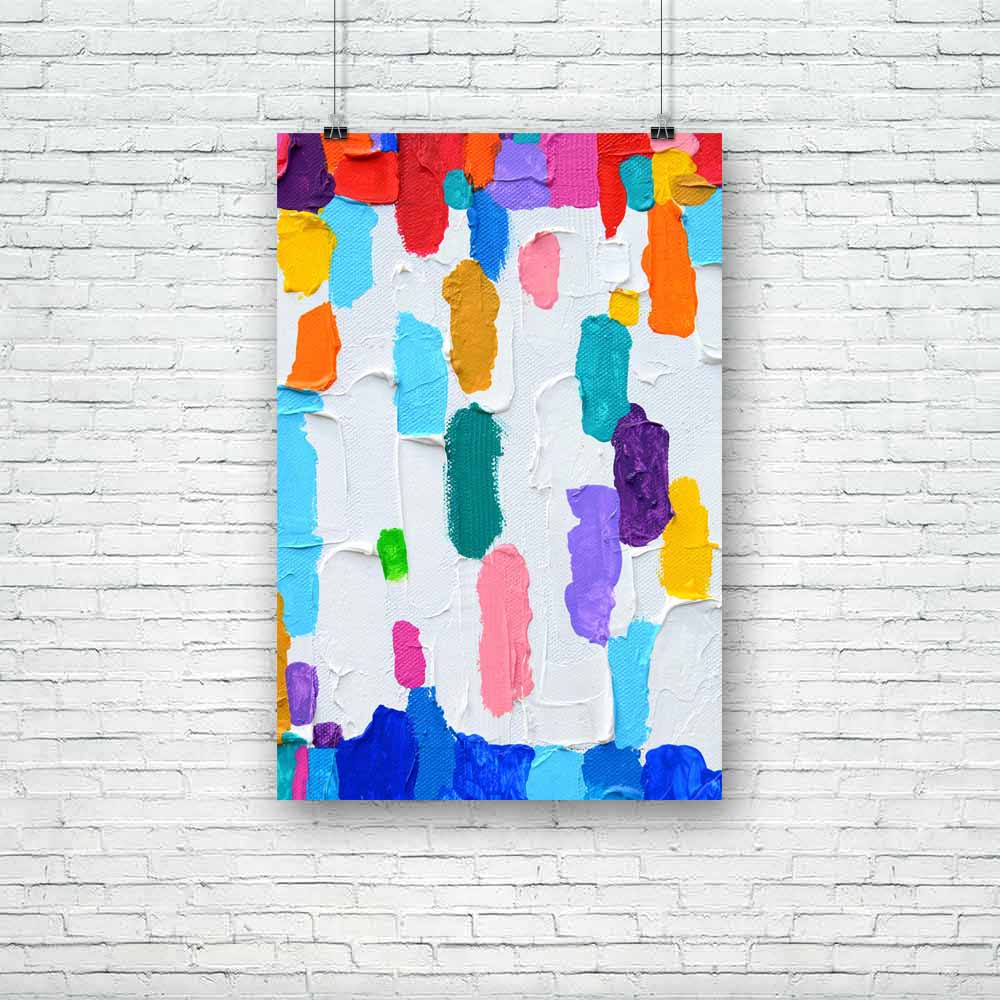 Abstract Artwork D182 Unframed Paper Poster - Paper Posters Unframed - ArtzFolio.com