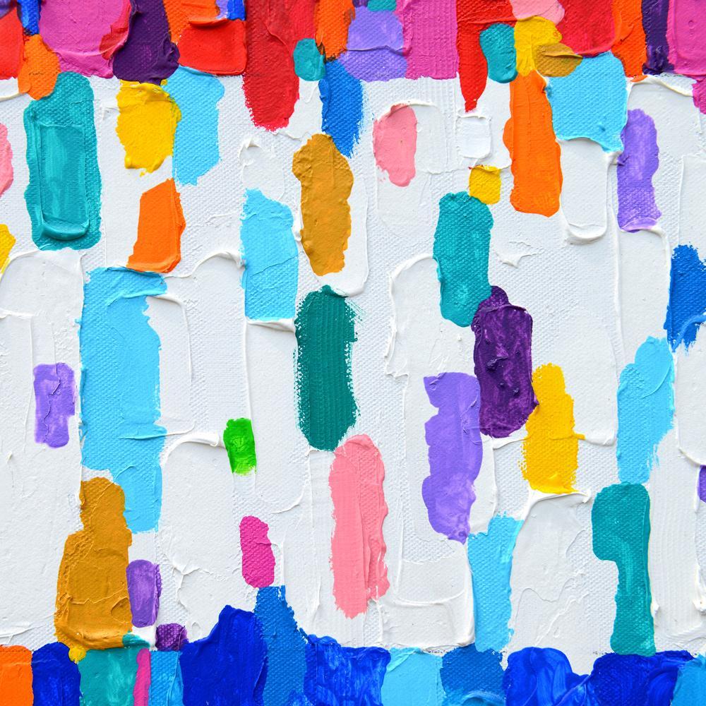 Abstract Artwork Canvas Painting Synthetic Frame - Paintings MDF Framing - ArtzFolio.com