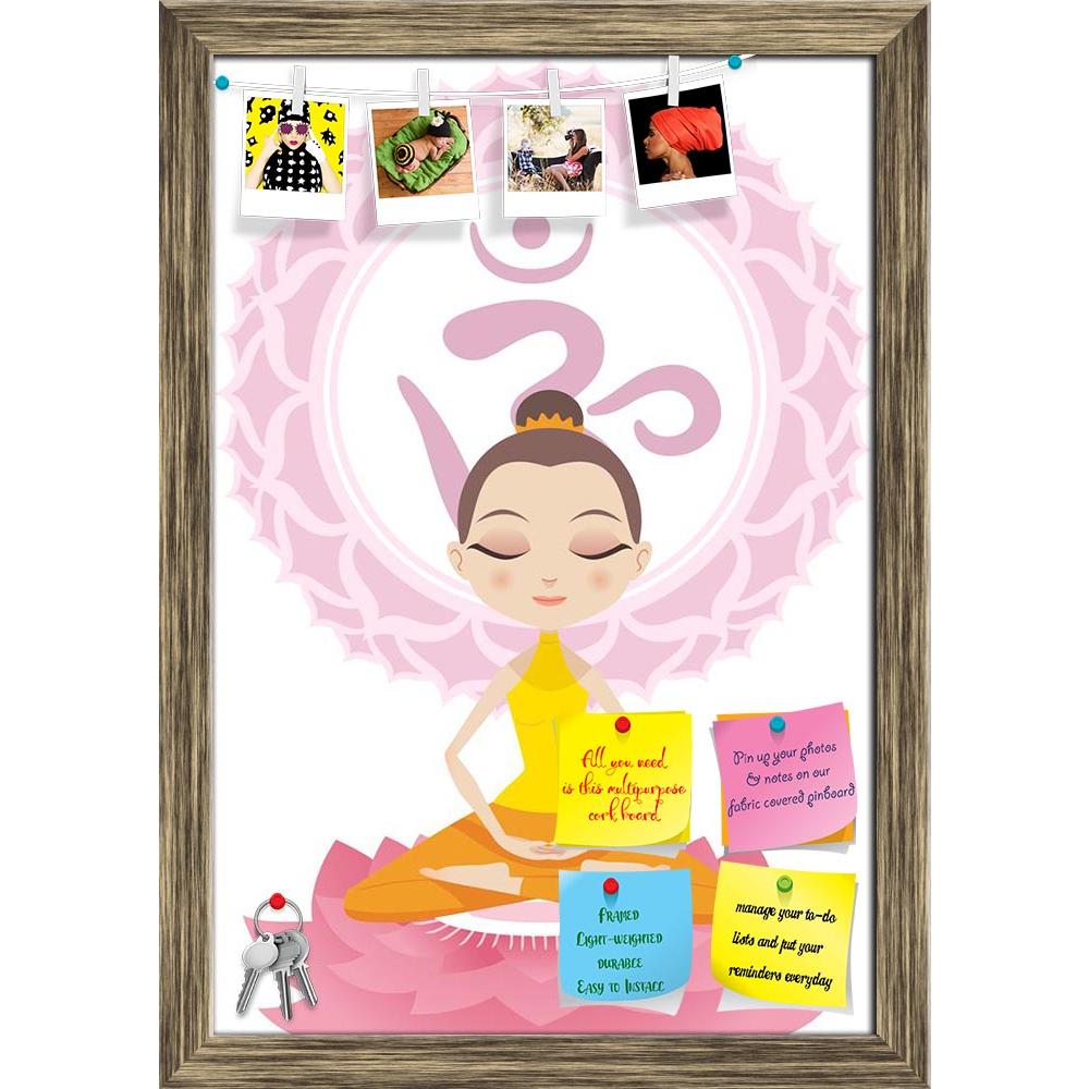 ArtzFolio Lotus Meditating Posture Printed Bulletin Board Notice Pin Board Soft Board | Framed-Bulletin Boards Framed-AZSAO34275895BLB_FR_L-Image Code 5004052 Vishnu Image Folio Pvt Ltd, IC 5004052, ArtzFolio, Bulletin Boards Framed, Kids, Religious, Traditional, Digital Art, lotus, meditating, posture, printed, bulletin, board, notice, pin, soft, framed, position, om, symbol, pin up board, push pin board, extra large cork board, big pin board, notice board, small bulletin board, cork board, wall notice boa