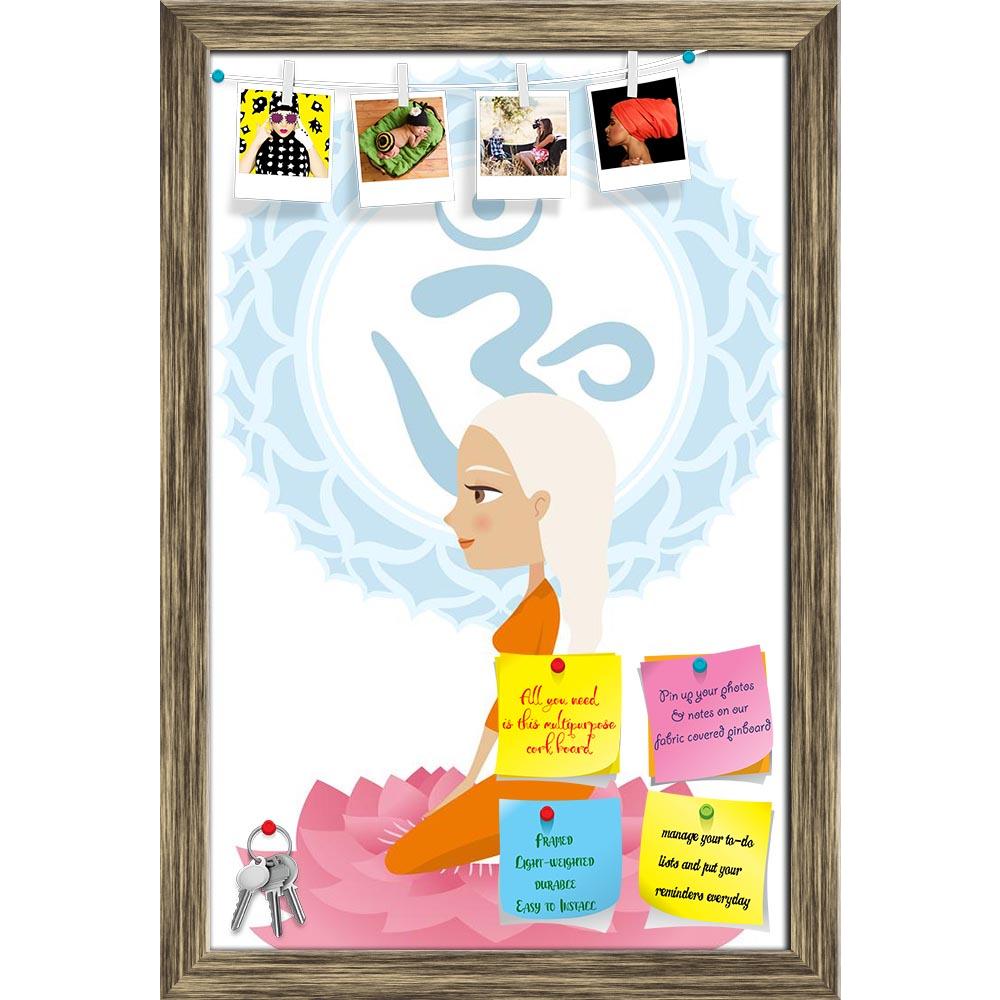 ArtzFolio Asana Yoga Posture D1 Printed Bulletin Board Notice Pin Board Soft Board | Framed-Bulletin Boards Framed-AZSAO34275896BLB_FR_L-Image Code 5004053 Vishnu Image Folio Pvt Ltd, IC 5004053, ArtzFolio, Bulletin Boards Framed, Kids, Religious, Traditional, Digital Art, asana, yoga, posture, d1, printed, bulletin, board, notice, pin, soft, framed, meditation, meditating, om, symbol, mandala, pin up board, push pin board, extra large cork board, big pin board, notice board, small bulletin board, cork boar