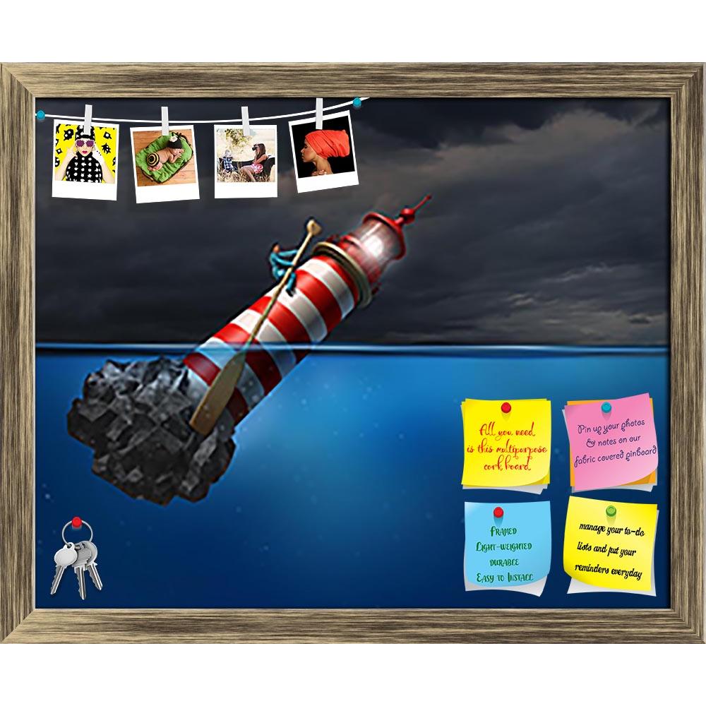 ArtzFolio Lighthouse Beacon Printed Bulletin Board Notice Pin Board Soft Board | Framed-Bulletin Boards Framed-AZSAO34381814BLB_FR_L-Image Code 5004068 Vishnu Image Folio Pvt Ltd, IC 5004068, ArtzFolio, Bulletin Boards Framed, Conceptual, Digital Art, lighthouse, beacon, printed, bulletin, board, notice, pin, soft, framed, empower, concept, as, person, using, was, oar, guiding, business, symbol, success, metaphor, taking, control, career, direction, life, path, destiny, idea, strength, lead, leadership, man