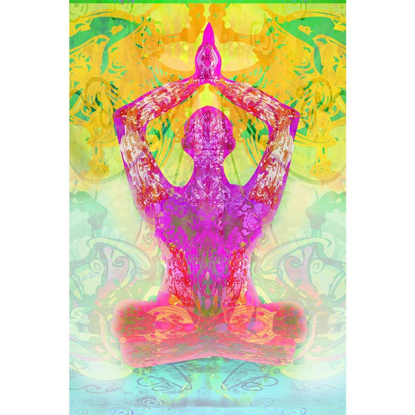 Men In Meditation Unframed Paper Poster-Paper Posters Unframed-POS_UN-IC 5004071 IC 5004071, Buddhism, Digital, Digital Art, Geometric Abstraction, God Buddha, Graphic, Health, Illustrations, Indian, Nature, People, Religion, Religious, Scenic, Spiritual, Sports, men, in, meditation, unframed, paper, wall, poster, abstraction, aura, background, bamboo, beauty, body, buddha, decoration, ease, energy, exercise, hand, healing, illustration, india, man, mat, mystic, peace, quiet, raster, relax, relaxation, sile
