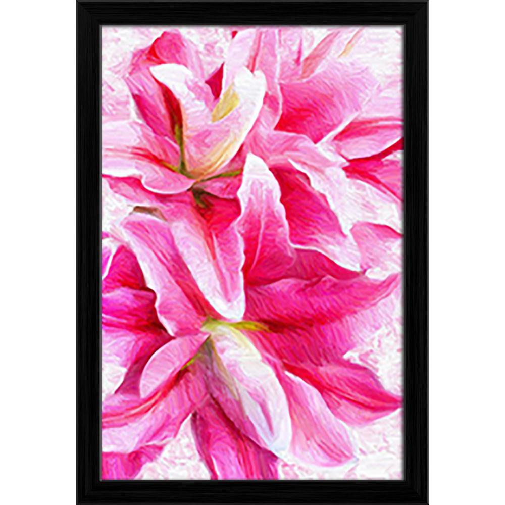Pitaara Box Pink Lilies D2 Canvas Painting Synthetic Frame-Paintings Synthetic Framing-PBART34459554AFF_FW_L-Image Code 5004074 Vishnu Image Folio Pvt Ltd, IC 5004074, Pitaara Box, Paintings Synthetic Framing, Floral, Fine Art Reprint, pink, lilies, d2, canvas, painting, synthetic, frame, oil, bouquet, background, closeup, blooming, bud, petal, flower, bright, holiday, stargazer, celebration, summer, blossom, bloom, abstract, elegant, flora, design, plant, beauty, romantic, beautiful, nature, lily, textured