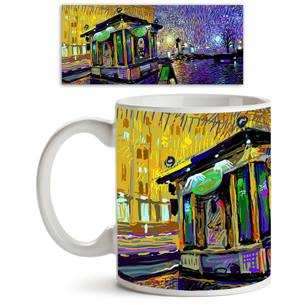 Artwork Of Night Kyiv City Ceramic Coffee Tea Mug Inside White-Coffee Mugs-MUG-IC 5004076 IC 5004076, Architecture, Art and Paintings, Automobiles, Cities, City Views, Digital, Digital Art, Drawing, Graphic, Hobbies, Illustrations, Impressionism, Inspirational, Landmarks, Landscapes, Modern Art, Motivation, Motivational, Paintings, Places, Scenic, Sketches, Sunsets, Transportation, Travel, Vehicles, artwork, of, night, kyiv, city, ceramic, coffee, tea, mug, inside, white, impressionist, oil, painting, alley