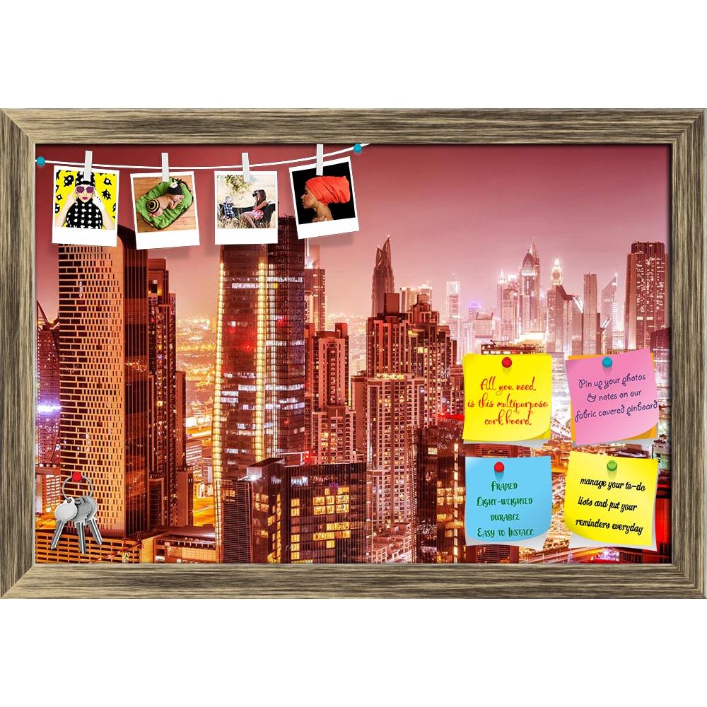 ArtzFolio Dubai At Night, UAE Printed Bulletin Board Notice Pin Board Soft Board | Framed-Bulletin Boards Framed-AZSAO34556609BLB_FR_L-Image Code 5004078 Vishnu Image Folio Pvt Ltd, IC 5004078, ArtzFolio, Bulletin Boards Framed, Places, Photography, dubai, at, night, uae, printed, bulletin, board, notice, pin, soft, framed, beautiful, background, gorgeous, cityscape, pink, sky, many, glowing, lights, tall, skyscrapers, luxury, modern, expensive, architecture, design, arab, arabic, building, buildings, busin