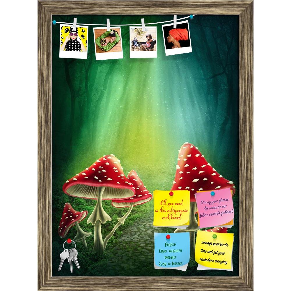 ArtzFolio Dark Forest D2 Printed Bulletin Board Notice Pin Board Soft Board | Framed-Bulletin Boards Framed-AZSAO34572385BLB_FR_L-Image Code 5004080 Vishnu Image Folio Pvt Ltd, IC 5004080, ArtzFolio, Bulletin Boards Framed, Fantasy, Kids, Landscapes, Digital Art, dark, forest, d2, printed, bulletin, board, notice, pin, soft, framed, enchanted, mushrooms, adventure, bright, darkness, deep, dreams, dreamy, fairy, fairytale, fog, green, hiding, imagination, imagine, lights, magic, mist, misty, mushroom, myster