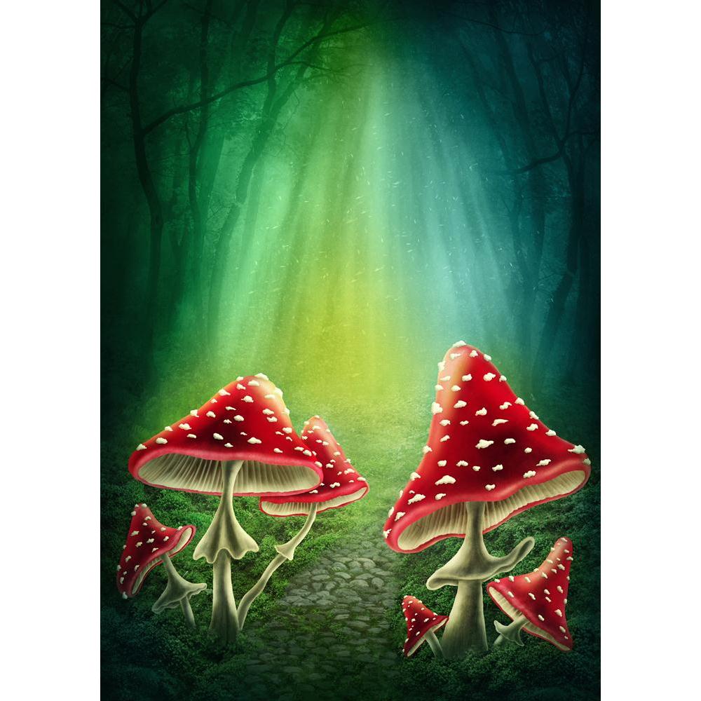 Dark Forest Canvas Painting Synthetic Frame-Paintings MDF Framing-AFF_FR-IC 5004080 IC 5004080, Fantasy, Illustrations, Nature, Scenic, Surrealism, Wooden, dark, forest, canvas, painting, synthetic, frame, enchanted, mushroom, magic, fairy, mushrooms, adventure, bright, darkness, deep, dreams, dreamy, entrance, fairytale, fog, green, hiding, illustration, imagination, imagine, lights, meadow, mist, misty, mysterious, mystery, natural, nobody, outdoor, place, plant, ray, red, scenery, sparkle, surreal, tale,