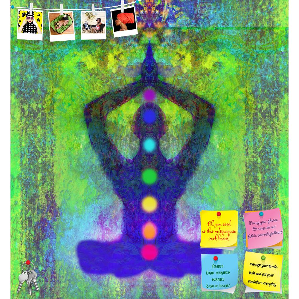 ArtzFolio Yoga Lotus Pose D11 Printed Bulletin Board Notice Pin Board Soft Board | Frameless-Bulletin Boards Frameless-AZSAO34600179BLB_FL_L-Image Code 5004083 Vishnu Image Folio Pvt Ltd, IC 5004083, ArtzFolio, Bulletin Boards Frameless, Traditional, Fine Art Reprint, yoga, lotus, pose, d11, printed, bulletin, board, notice, pin, soft, frameless, padmasana, colored, chakra, points, abstraction, aura, background, bamboo, beauty, body, buddha, buddhism, decoration, ease, energy, exercise, graphic, hand, heali