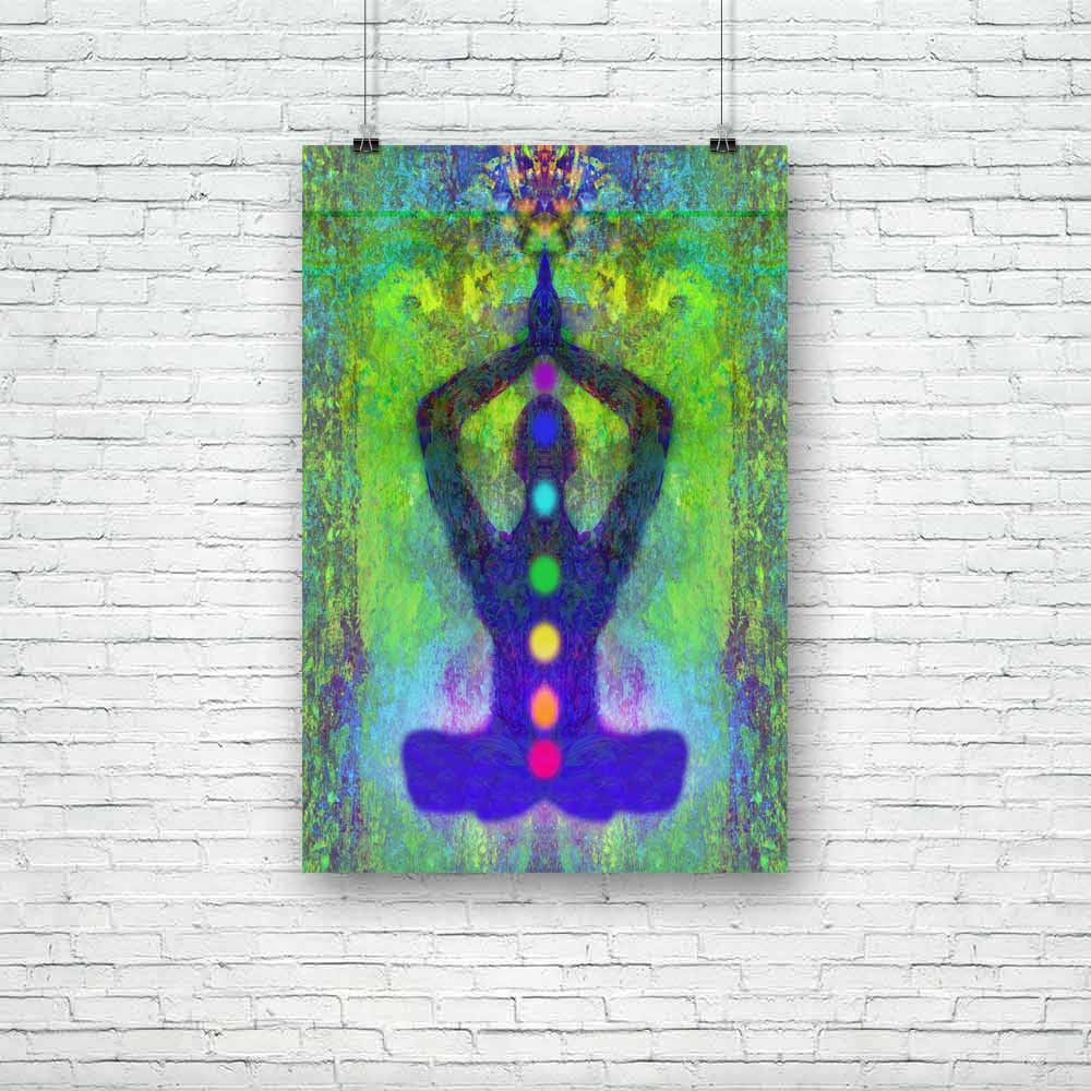 Yoga Lotus Pose D11 Unframed Paper Poster-Paper Posters Unframed-POS_UN-IC 5004083 IC 5004083, Buddhism, Digital, Digital Art, Geometric Abstraction, God Buddha, Graphic, Health, Illustrations, Indian, Nature, People, Religion, Religious, Scenic, Spiritual, Sports, yoga, lotus, pose, d11, unframed, paper, poster, abstraction, aura, background, bamboo, beauty, body, buddha, decoration, ease, energy, exercise, hand, healing, illustration, india, man, mat, meditation, mystic, peace, quiet, raster, relax, relax