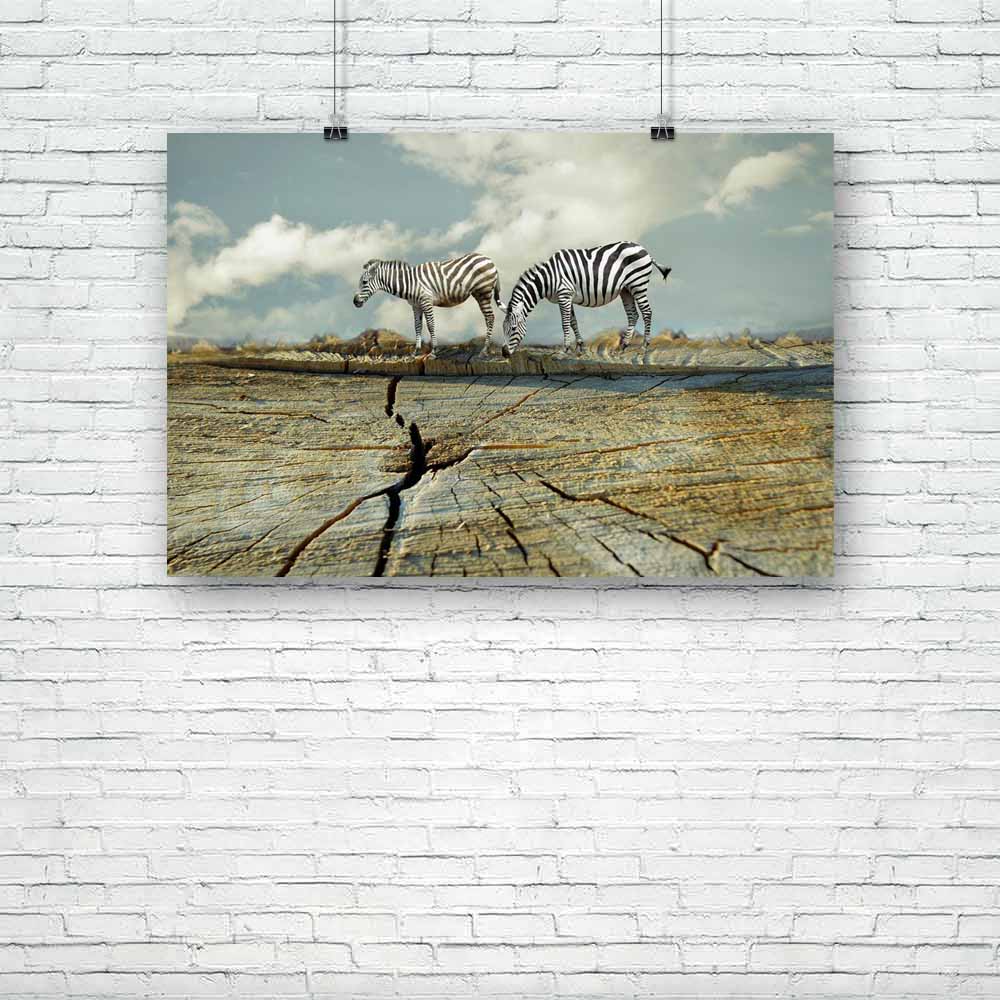 Two Zebras Unframed Paper Poster-Paper Posters Unframed-POS_UN-IC 5004086 IC 5004086, Animals, Illustrations, Landscapes, Nature, Scenic, Surrealism, two, zebras, unframed, paper, poster, animal, artistic, beautiful, cloud, composition, creep, funny, illustration, illustrative, imagination, imagine, joy, joyful, landscape, mammal, outside, profile, sky, square, surreal, surrealistic, unique, zebra, artzfolio, posters, wall posters, posters for room, posters for room decoration, office poster, door poster, b
