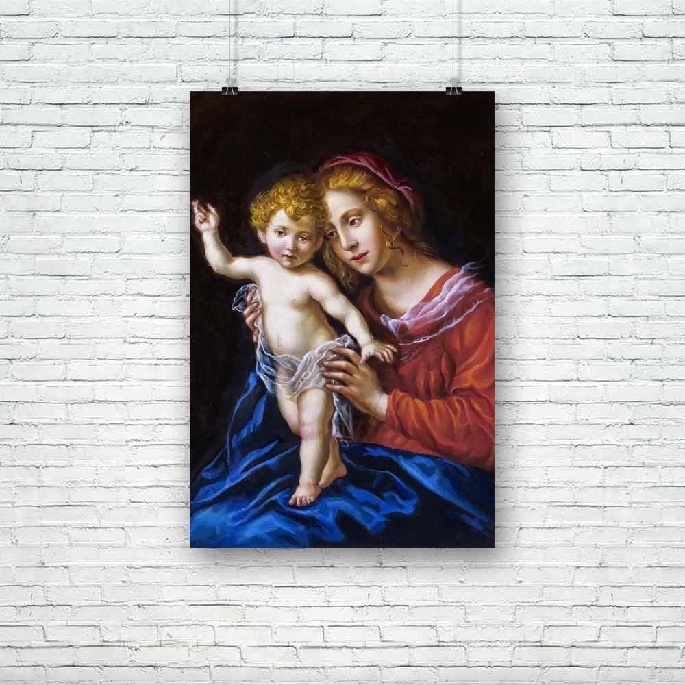 Young Woman & Her Child Unframed Paper Poster-Paper Posters Unframed-POS_UN-IC 5004091 IC 5004091, Art and Paintings, Hobbies, Paintings, People, young, woman, her, child, unframed, paper, poster, art, artist, brush, canvas, color, colors, easel, hobby, indoors, man, oil, paint, painter, painting, palette, talent, under, artzfolio, posters, wall posters, posters for room, posters for room decoration, office poster, door poster, baby poster, motivational posters, posters for room boys, quotes, poster for wal