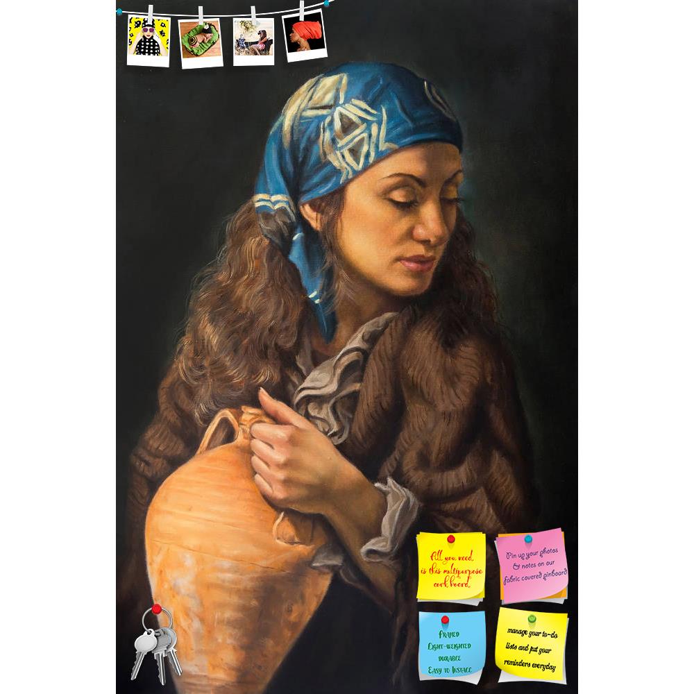 ArtzFolio Woman With Amphora Printed Bulletin Board Notice Pin Board Soft Board | Frameless-Bulletin Boards Frameless-AZSAO34754717BLB_FL_L-Image Code 5004092 Vishnu Image Folio Pvt Ltd, IC 5004092, ArtzFolio, Bulletin Boards Frameless, Portraits, Fine Art Reprint, woman, with, amphora, printed, bulletin, board, notice, pin, soft, frameless, oil, canvas, painter, painting, brush, easel, colors, pal, pin up board, push pin board, extra large cork board, big pin board, notice board, small bulletin board, cork