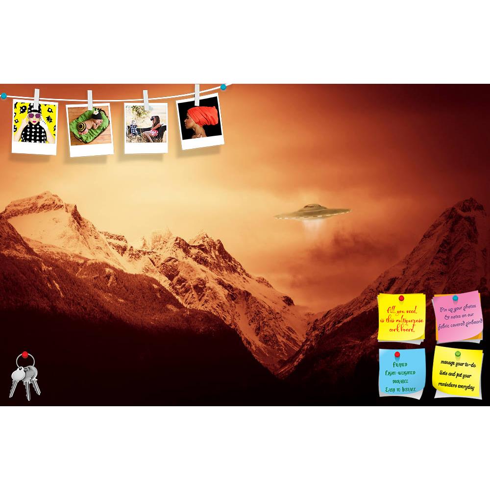 ArtzFolio UFO Hovering Over Snow Covered Mountains Printed Bulletin Board Notice Pin Board Soft Board | Frameless-Bulletin Boards Frameless-AZSAO34806736BLB_FL_L-Image Code 5004093 Vishnu Image Folio Pvt Ltd, IC 5004093, ArtzFolio, Bulletin Boards Frameless, Fantasy, Places, Photography, ufo, hovering, over, snow, covered, mountains, printed, bulletin, board, notice, pin, soft, frameless, alien, aliens, bizarre, flying, saucer, odd, peaks, red, space, ship, strange, unusual, mountain, glow, sky, pin up boar