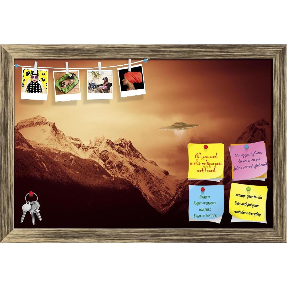 ArtzFolio UFO Hovering Over Snow Covered Mountains Printed Bulletin Board Notice Pin Board Soft Board | Framed-Bulletin Boards Framed-AZSAO34806736BLB_FR_L-Image Code 5004093 Vishnu Image Folio Pvt Ltd, IC 5004093, ArtzFolio, Bulletin Boards Framed, Fantasy, Places, Photography, ufo, hovering, over, snow, covered, mountains, printed, bulletin, board, notice, pin, soft, framed, alien, aliens, bizarre, flying, saucer, odd, peaks, red, space, ship, strange, unusual, mountain, glow, sky, pin up board, push pin 