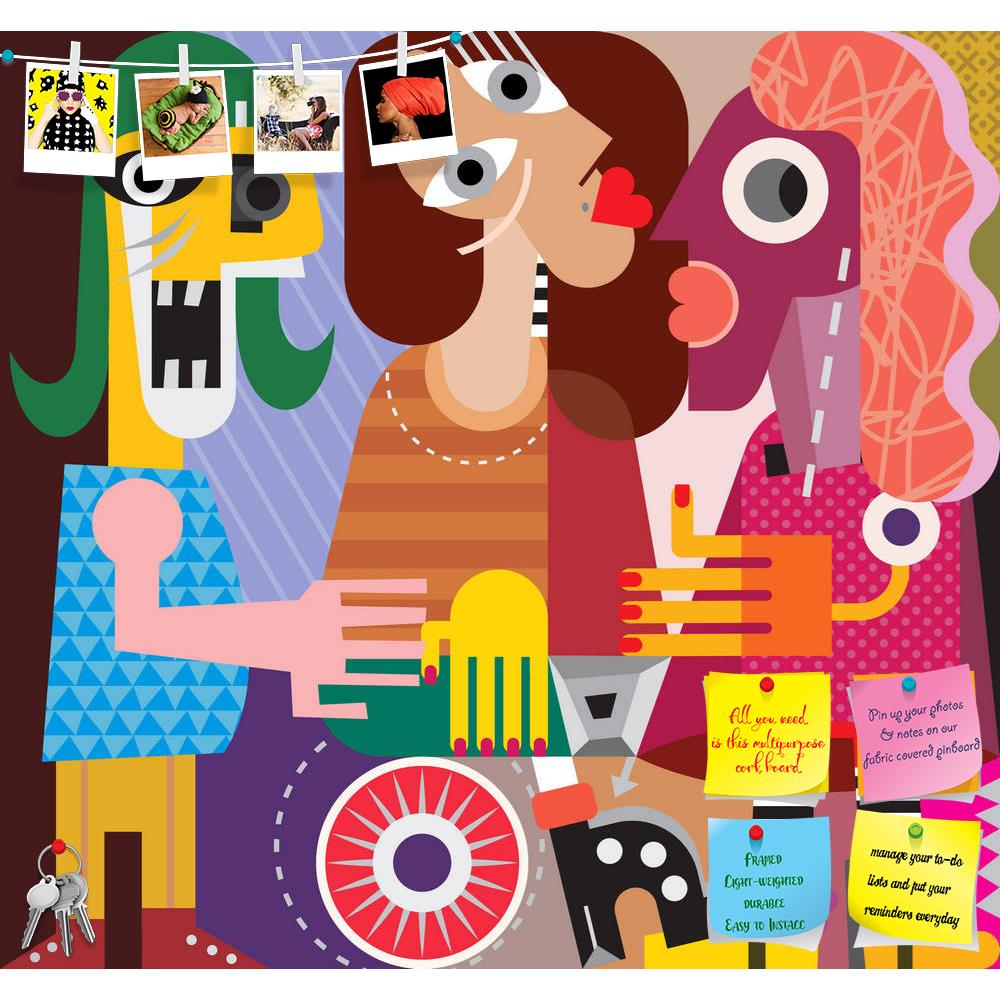 ArtzFolio Three Women Printed Bulletin Board Notice Pin Board Soft Board | Frameless-Bulletin Boards Frameless-AZSAO34821937BLB_FL_L-Image Code 5004094 Vishnu Image Folio Pvt Ltd, IC 5004094, ArtzFolio, Bulletin Boards Frameless, Abstract, Surrealism, Digital Art, three, women, printed, bulletin, board, notice, pin, soft, frameless, group, talking, people, vector, illustration, pin up board, push pin board, extra large cork board, big pin board, notice board, small bulletin board, cork board, wall notice bo