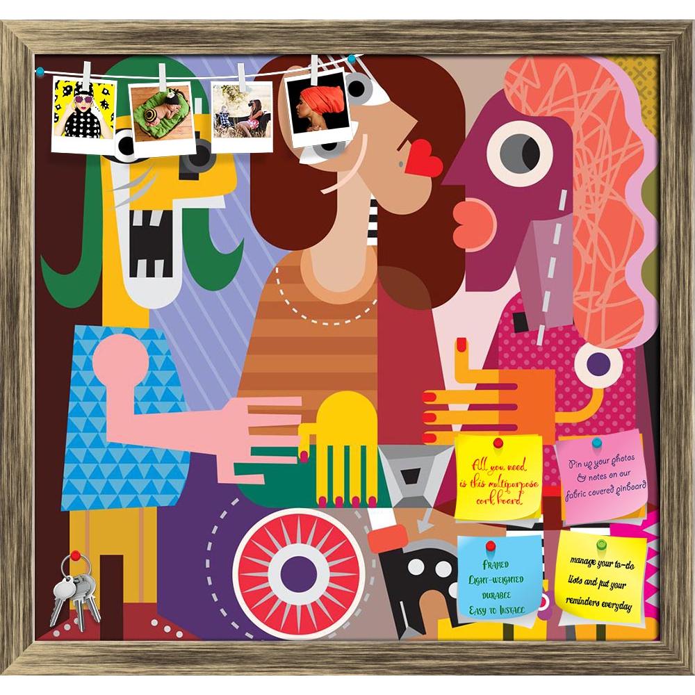ArtzFolio Three Women Printed Bulletin Board Notice Pin Board Soft Board | Framed-Bulletin Boards Framed-AZSAO34821937BLB_FR_L-Image Code 5004094 Vishnu Image Folio Pvt Ltd, IC 5004094, ArtzFolio, Bulletin Boards Framed, Abstract, Surrealism, Digital Art, three, women, printed, bulletin, board, notice, pin, soft, framed, group, talking, people, vector, illustration, pin up board, push pin board, extra large cork board, big pin board, notice board, small bulletin board, cork board, wall notice board, giant c