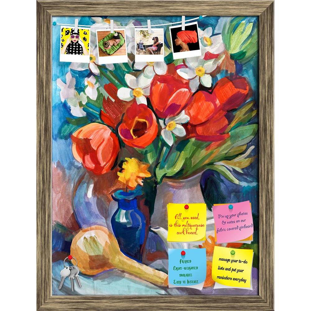 ArtzFolio Bouquet Of Flowers D1 Printed Bulletin Board Notice Pin Board Soft Board | Framed-Bulletin Boards Framed-AZSAO34842415BLB_FR_L-Image Code 5004096 Vishnu Image Folio Pvt Ltd, IC 5004096, ArtzFolio, Bulletin Boards Framed, Floral, Food & Beverage, Still Life, Fine Art Reprint, bouquet, of, flowers, d1, printed, bulletin, board, notice, pin, soft, framed, still, life, hand-drawn, gouache, freehand, study, stain, scenery, paintings, smear, graphic, drip, splatter, old, drawing, paint, smeared, abstrac