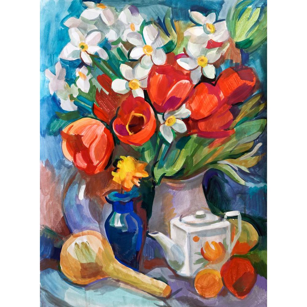 Bouquet Of Flowers Canvas Painting Synthetic Frame-Paintings MDF Framing-AFF_FR-IC 5004096 IC 5004096, Abstract Expressionism, Abstracts, Ancient, Art and Paintings, Botanical, Brush Stroke, Digital, Digital Art, Drawing, Education, Floral, Flowers, Geometric Abstraction, Gouache, Graphic, Hand Drawn, Historical, Illustrations, Medieval, Nature, Paintings, Scenic, Schools, Semi Abstract, Sketches, Splatter, Tempera, Universities, Vintage, Watercolour, bouquet, of, canvas, painting, synthetic, frame, abstrac