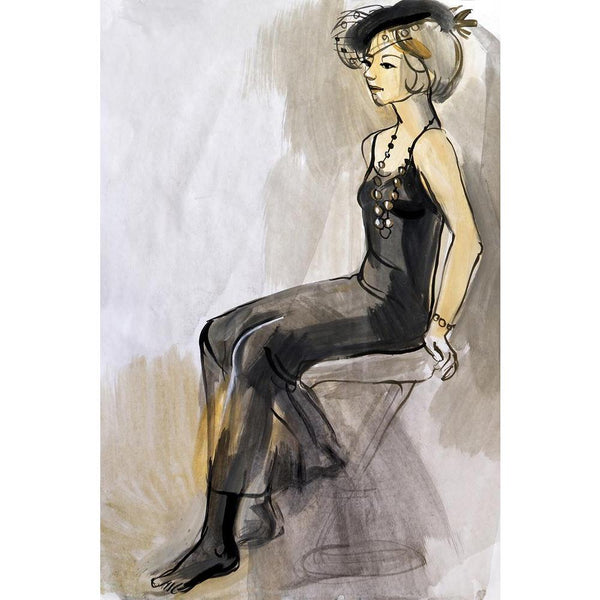 Female Figure D2 Unframed Paper Poster-Paper Posters Unframed-POS_UN-IC 5004097 IC 5004097, Adult, Art and Paintings, Black, Black and White, Digital, Digital Art, Drawing, Fashion, Gouache, Graphic, Hand Drawn, Illustrations, Individuals, Modern Art, Portraits, Signs, Signs and Symbols, Sketches, female, figure, d2, unframed, paper, wall, poster, action, active, art, artist, attractive, beautiful, beauty, clothes, clothing, creativity, design, dress, elegant, fashionable, feminine, girl, glamour, graphics,