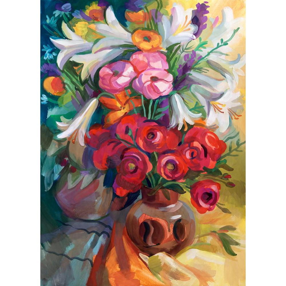 Bouquet Of Flowers Canvas Painting Synthetic Frame-Paintings MDF Framing-AFF_FR-IC 5004099 IC 5004099, Abstract Expressionism, Abstracts, Ancient, Art and Paintings, Botanical, Digital, Digital Art, Drawing, Education, Floral, Flowers, Geometric Abstraction, Gouache, Graphic, Hand Drawn, Historical, Illustrations, Medieval, Nature, Paintings, Scenic, Schools, Semi Abstract, Sketches, Splatter, Tempera, Universities, Vintage, Watercolour, bouquet, of, canvas, painting, synthetic, frame, abstract, abstraction