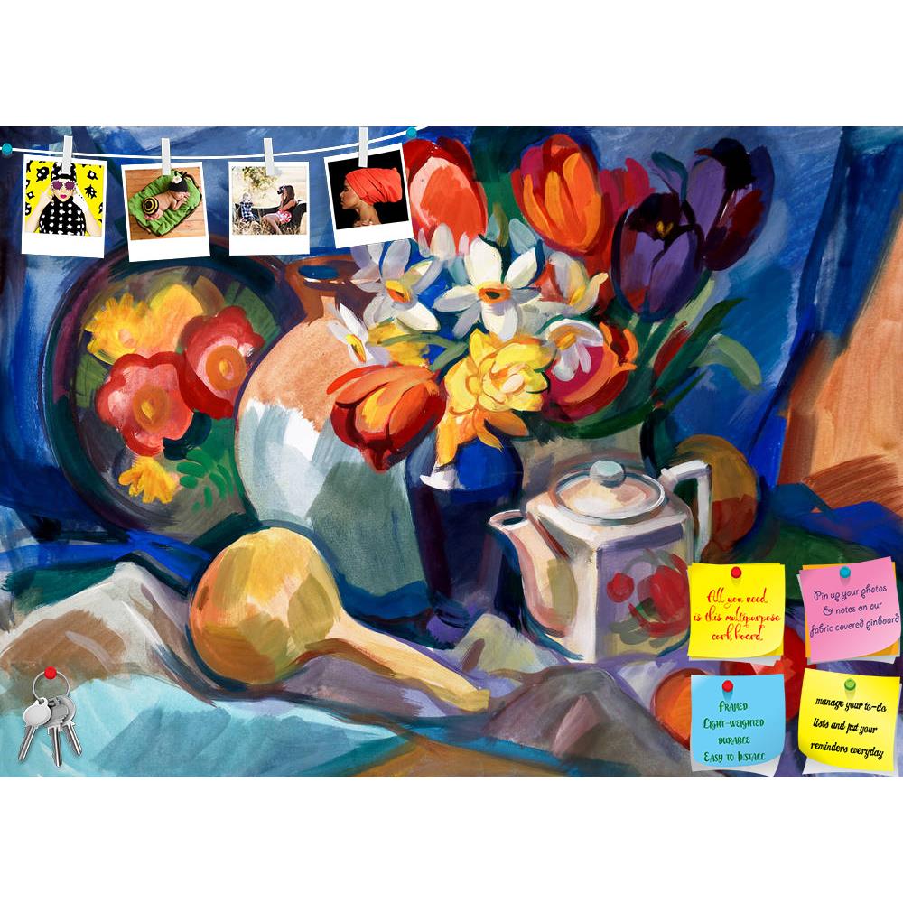 ArtzFolio Bouquet Of Flowers D3 Printed Bulletin Board Notice Pin Board Soft Board | Frameless-Bulletin Boards Frameless-AZSAO34842430BLB_FL_L-Image Code 5004100 Vishnu Image Folio Pvt Ltd, IC 5004100, ArtzFolio, Bulletin Boards Frameless, Floral, Food & Beverage, Still Life, Fine Art Reprint, bouquet, of, flowers, d3, printed, bulletin, board, notice, pin, soft, frameless, still, life, hand-drawn, gouache, freehand, study, stain, scenery, paintings, smear, graphic, drip, splatter, old, drawing, paint, smea