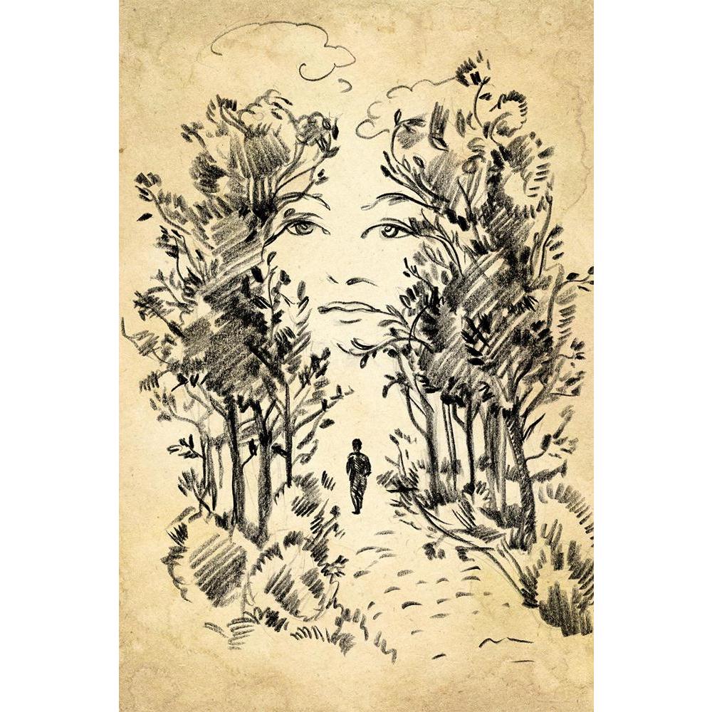 ArtzFolio Surreal Portrait Of A Woman In The Park Unframed Paper Poster-Paper Posters Unframed-AZART34842531POS_UN_L-Image Code 5004104 Vishnu Image Folio Pvt Ltd, IC 5004104, ArtzFolio, Paper Posters Unframed, Surrealism, Fine Art Reprint, surreal, portrait, of, a, woman, in, the, park, unframed, paper, poster, wall, large, size, for, living, room, home, decoration, big, framed, decor, posters, pitaara, box, modern, art, with, frame, bedroom, amazonbasics, door, drawing, small, decorative, office, receptio