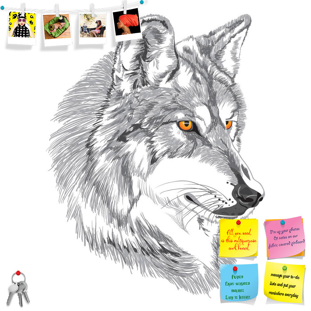 ArtzFolio Wolf Muzzle Printed Bulletin Board Notice Pin Board Soft Board | Frameless-Bulletin Boards Frameless-AZSAO34851740BLB_FL_L-Image Code 5004106 Vishnu Image Folio Pvt Ltd, IC 5004106, ArtzFolio, Bulletin Boards Frameless, Animals, Digital Art, wolf, muzzle, printed, bulletin, board, notice, pin, soft, frameless, sketch, pin up board, push pin board, extra large cork board, big pin board, notice board, small bulletin board, cork board, wall notice board, giant cork board, bulletin board, office notic