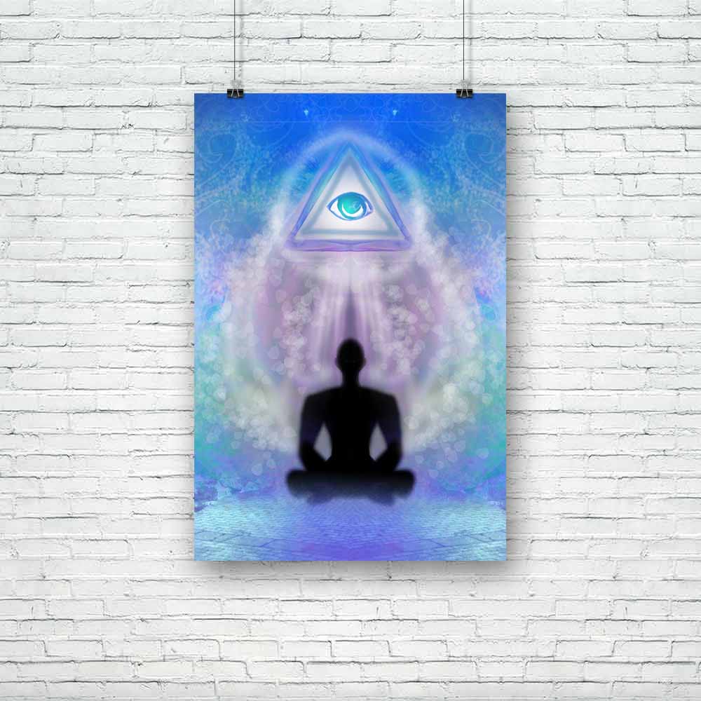 All Seeing Eye D1 Unframed Paper Poster - Paper Posters Unframed - ArtzFolio.com