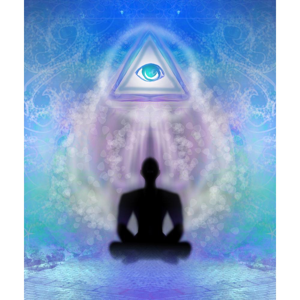 All Seeing Eye Canvas Painting Synthetic Frame - Paintings MDF Framing - ArtzFolio.com