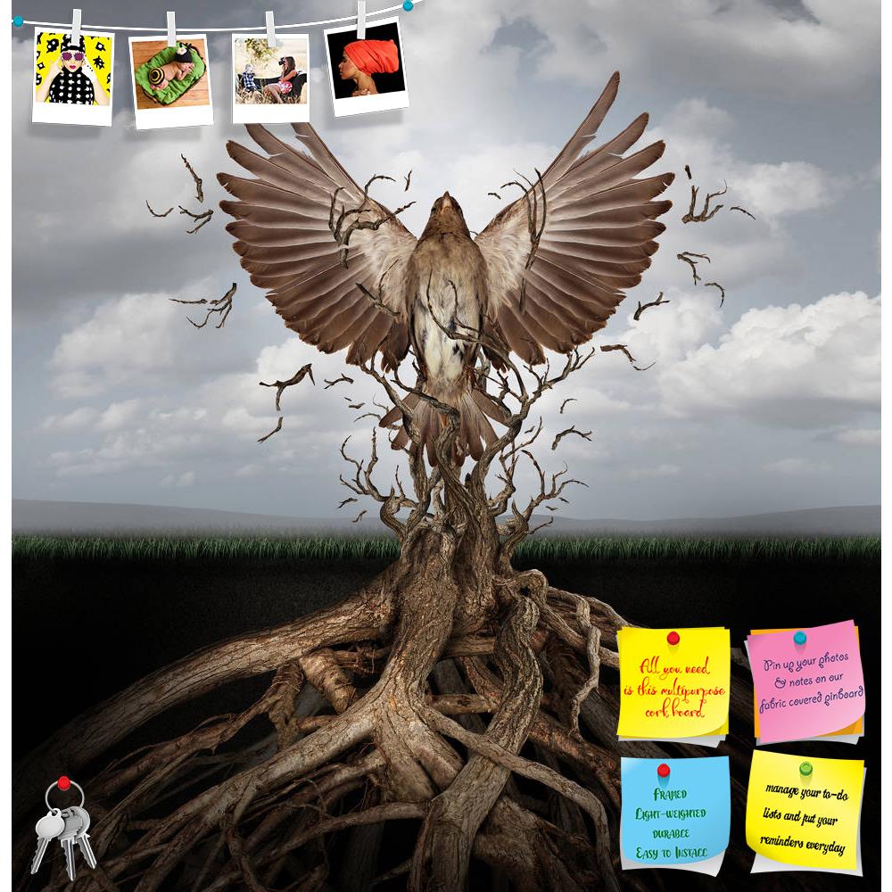 ArtzFolio Concept Of Freedom & Power Printed Bulletin Board Notice Pin Board Soft Board | Frameless-Bulletin Boards Frameless-AZSAO34979264BLB_FL_L-Image Code 5004113 Vishnu Image Folio Pvt Ltd, IC 5004113, ArtzFolio, Bulletin Boards Frameless, Conceptual, Digital Art, concept, of, freedom, power, printed, bulletin, board, notice, pin, soft, frameless, new, life, breaking, free, as, rise, phoenix, be, reborn, overcome, challenges, rising, entangled, tree, roots, success, symbol, hope, journey, birth, fictio