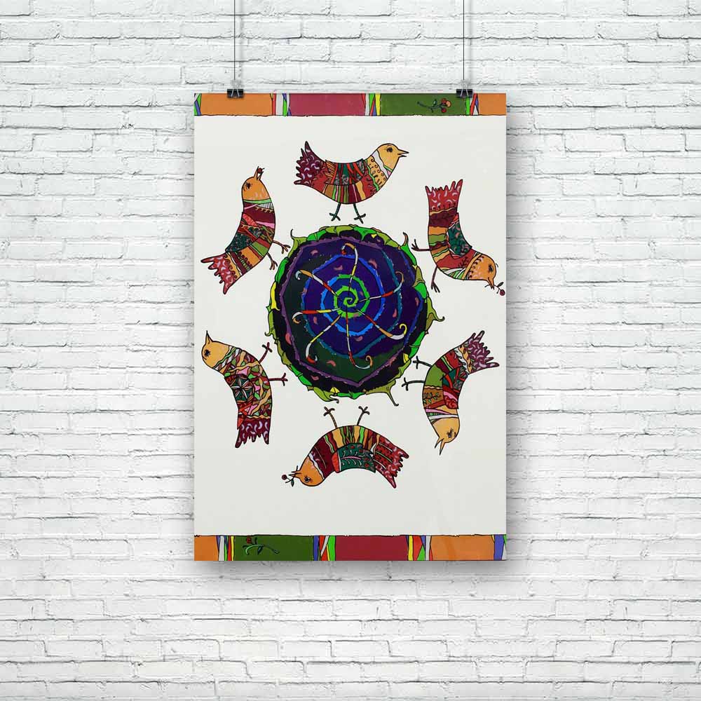 Abstract Artwork D183 Unframed Paper Poster-Paper Posters Unframed-POS_UN-IC 5004117 IC 5004117, Abstract Expressionism, Abstracts, Art and Paintings, Birds, Geometric Abstraction, Modern Art, Paintings, Semi Abstract, Signs, Signs and Symbols, abstract, artwork, d183, unframed, paper, poster, the, art, abstraction, canvas, colours, composition, design, flow, form, lines, marbled, mix, mixed, modern, multicolor, oil, oils, paint, painting, paints, texture, background, artzfolio, posters, wall posters, poste