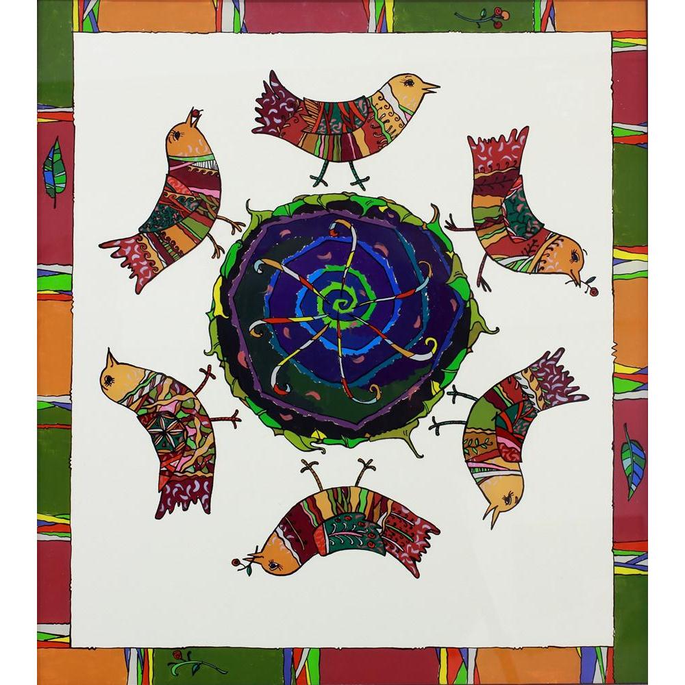 Abstract Artwork Canvas Painting Synthetic Frame - Paintings MDF Framing - ArtzFolio.com